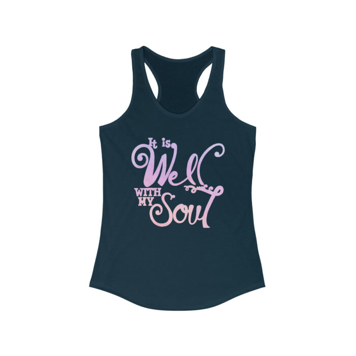 Women's Racerback Tank Top It Is Well With My Soul