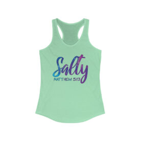 Women's Racerback Tank Top Salty - Image 7