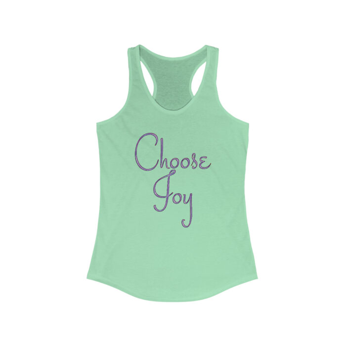 Women's Racerback Tank Top Choose Joy - Image 5