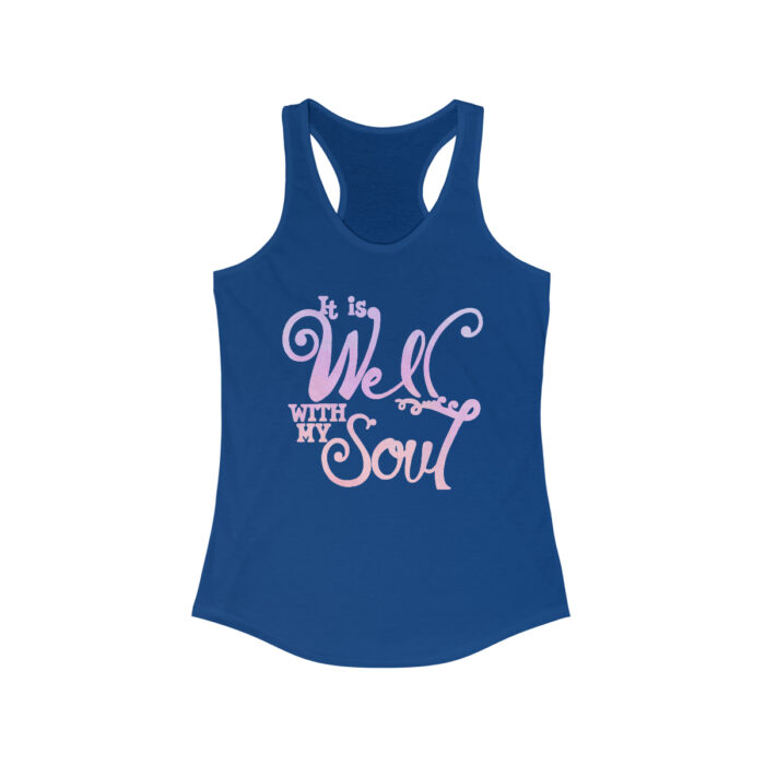 Women's Racerback Tank Top It Is Well With My Soul - Image 9