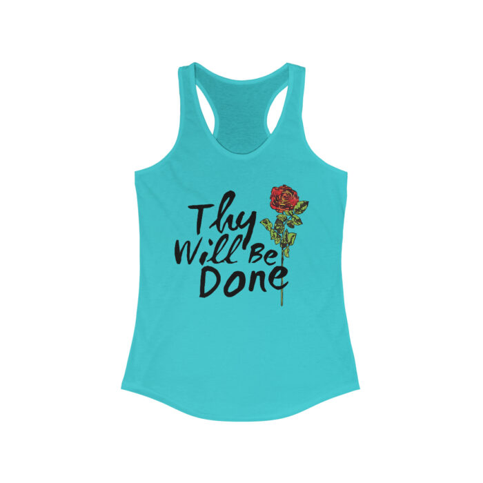 Women's Racerback Tank Top Thy Will Be Done - Image 9