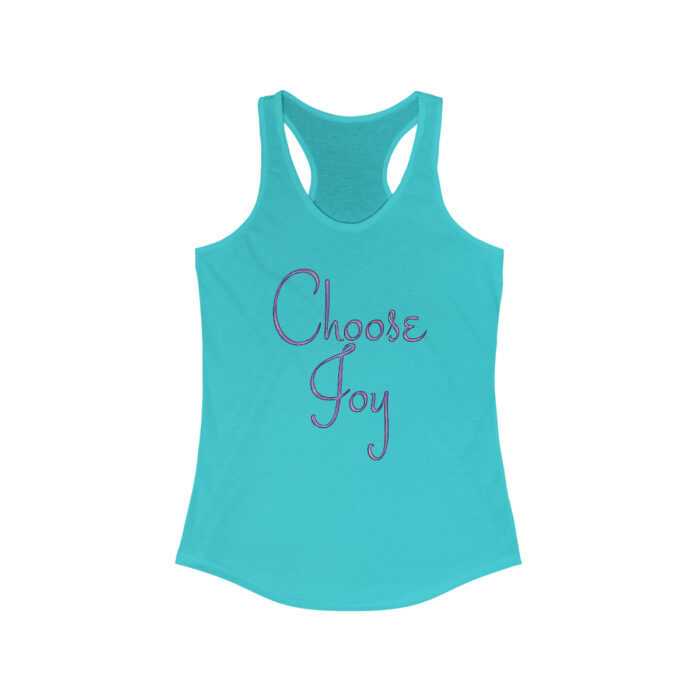 Women's Racerback Tank Top Choose Joy - Image 7