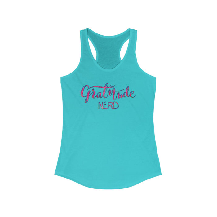 Women's Racerback Tank Top Gratitude Nerd - Image 7