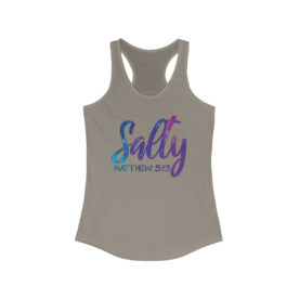 Women's Racerback Tank Top Salty - Image 5