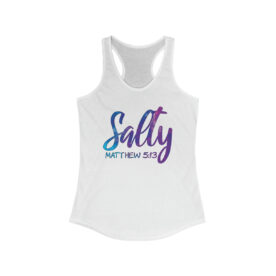 Women's Racerback Tank Top Salty - Image 3