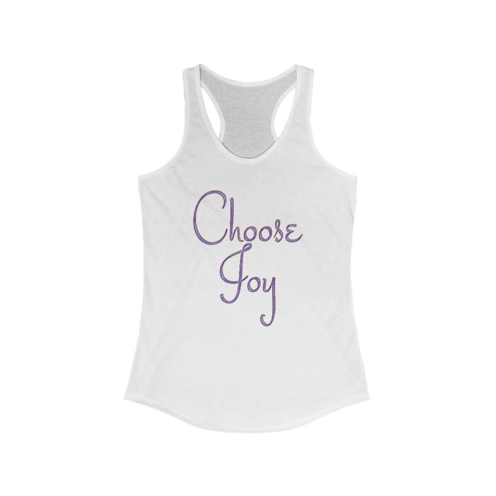 Women's Racerback Tank Top Choose Joy