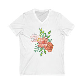 V-Neck Short Sleeve Tee Then Sings My Soul