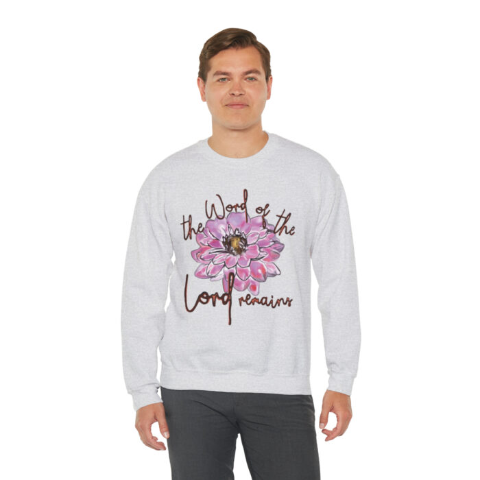 Crewneck Sweatshirt The Word Of The Lord Remains - Image 5