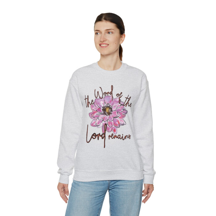 Crewneck Sweatshirt The Word Of The Lord Remains - Image 6