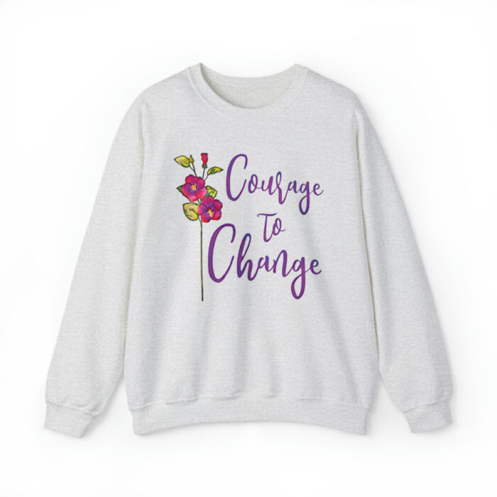 Crewneck Sweatshirt Courage To Change - Image 8