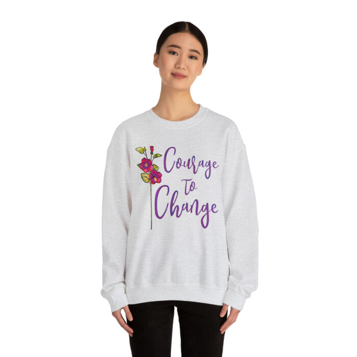 Crewneck Sweatshirt Courage To Change - Image 10