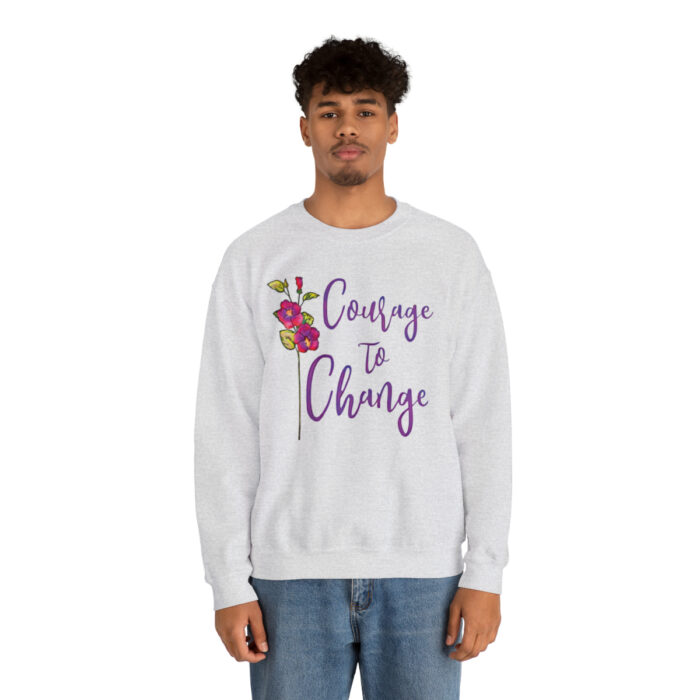 Crewneck Sweatshirt Courage To Change - Image 11