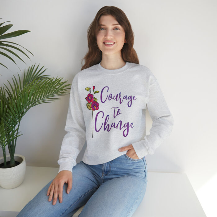 Crewneck Sweatshirt Courage To Change - Image 14