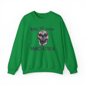 Crewneck Sweatshirt Ridin' Out Another Panic Attack - Image 43