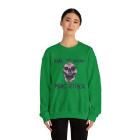 Crewneck Sweatshirt Ridin' Out Another Panic Attack - Image 45