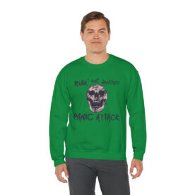 Crewneck Sweatshirt Ridin' Out Another Panic Attack - Image 47