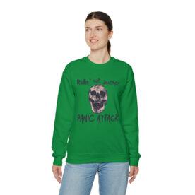 Crewneck Sweatshirt Ridin' Out Another Panic Attack - Image 48