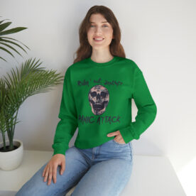 Crewneck Sweatshirt Ridin' Out Another Panic Attack - Image 49