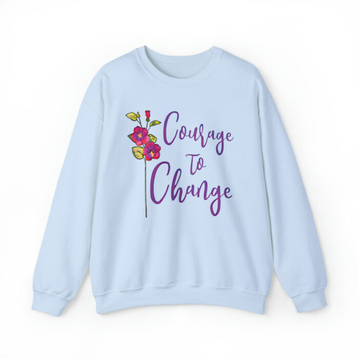 Crewneck Sweatshirt Courage To Change - Image 36