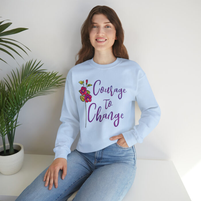 Crewneck Sweatshirt Courage To Change - Image 42