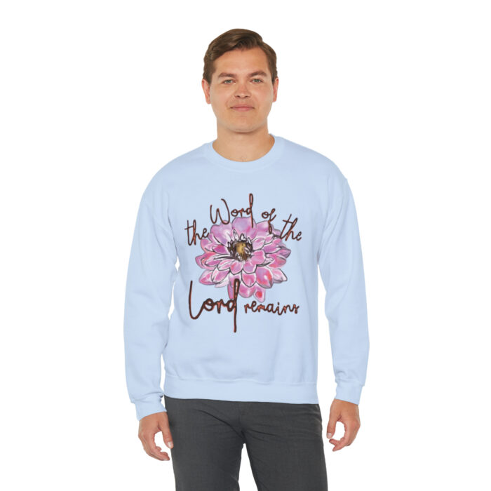 Crewneck Sweatshirt The Word Of The Lord Remains - Image 33