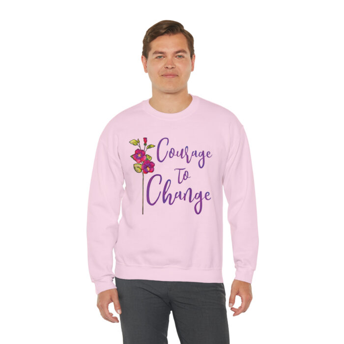 Crewneck Sweatshirt Courage To Change - Image 47