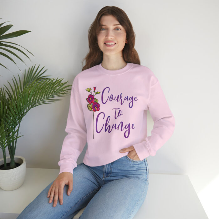 Crewneck Sweatshirt Courage To Change - Image 49