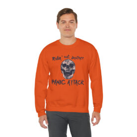 Crewneck Sweatshirt Ridin' Out Another Panic Attack - Image 40