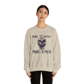 Crewneck Sweatshirt Ridin' Out Another Panic Attack - Image 17