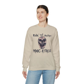 Crewneck Sweatshirt Ridin' Out Another Panic Attack - Image 20