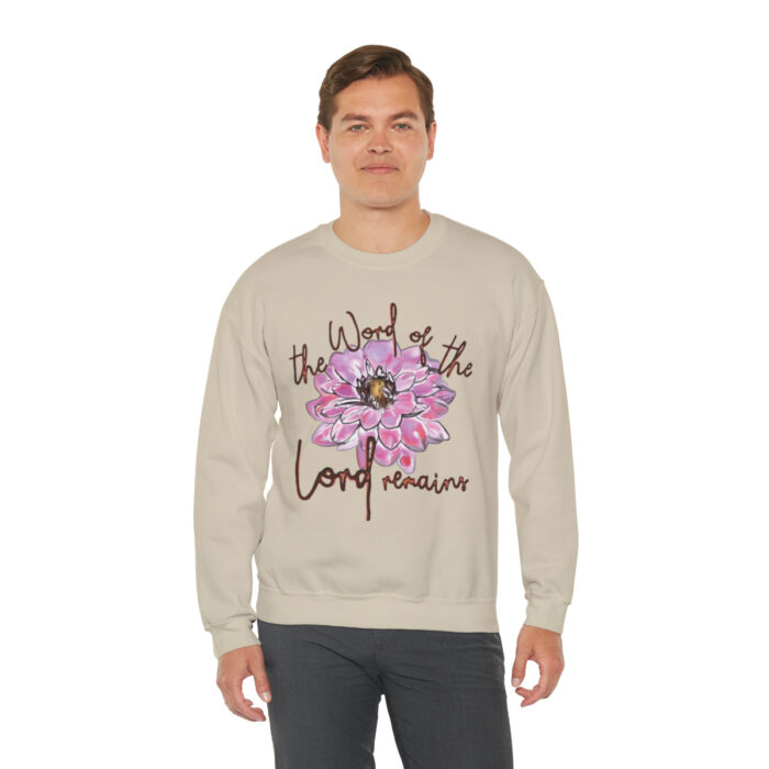 Crewneck Sweatshirt The Word Of The Lord Remains - Image 19