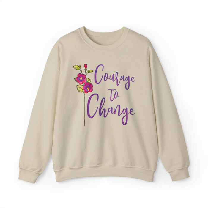 Crewneck Sweatshirt Courage To Change - Image 15