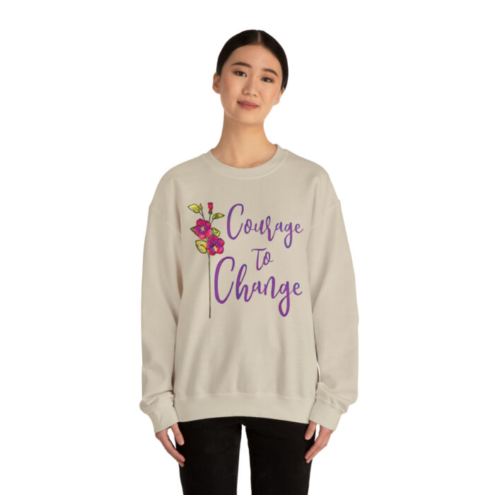 Crewneck Sweatshirt Courage To Change - Image 17