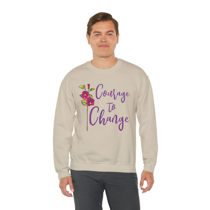 Crewneck Sweatshirt Courage To Change - Image 19