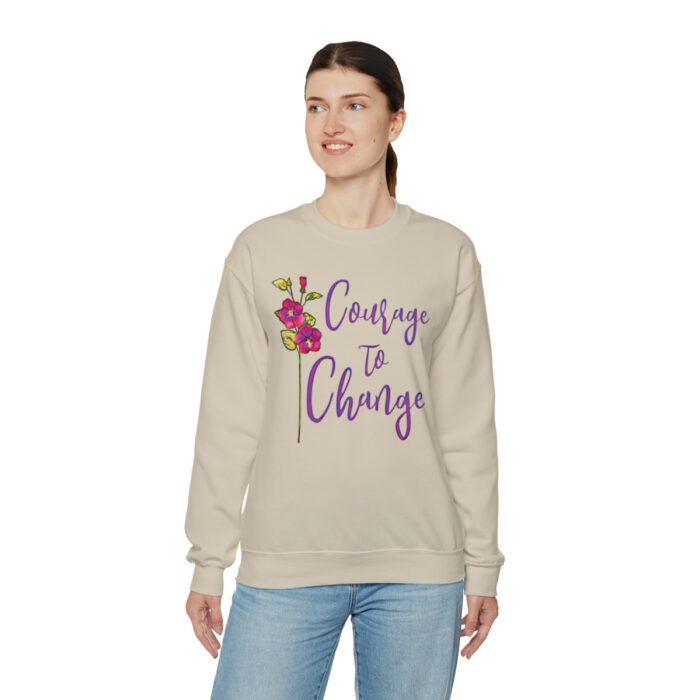 Crewneck Sweatshirt Courage To Change - Image 20