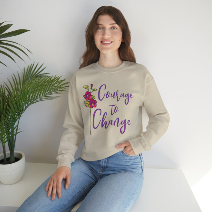 Crewneck Sweatshirt Courage To Change - Image 21