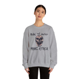 Crewneck Sweatshirt Ridin' Out Another Panic Attack - Image 24