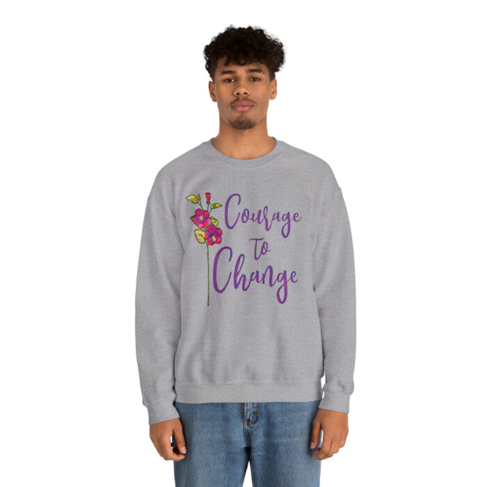 Crewneck Sweatshirt Courage To Change - Image 25