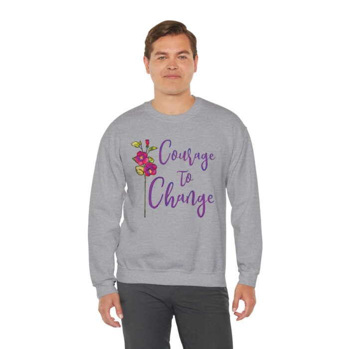 Crewneck Sweatshirt Courage To Change - Image 26