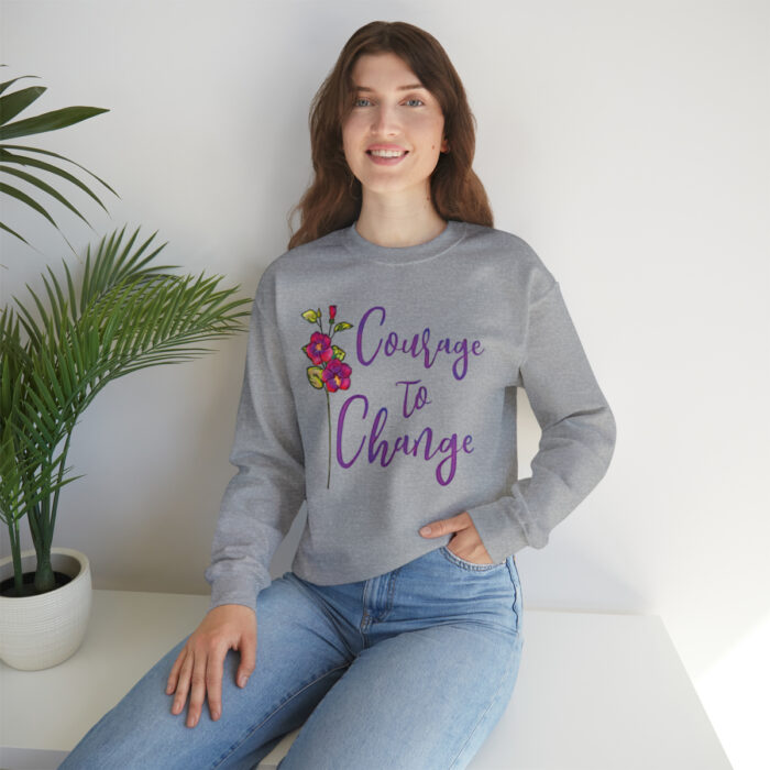 Crewneck Sweatshirt Courage To Change - Image 28