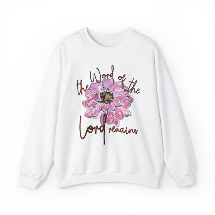 Crewneck Sweatshirt The Word Of The Lord Remains - Image 8