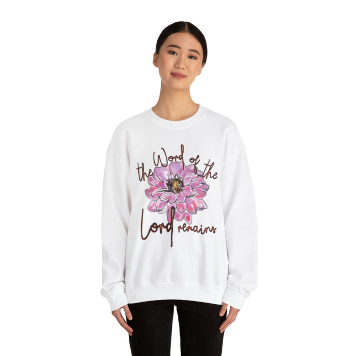 Crewneck Sweatshirt The Word Of The Lord Remains - Image 10