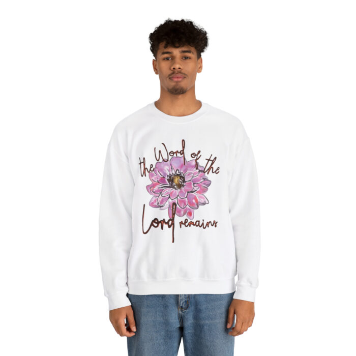 Crewneck Sweatshirt The Word Of The Lord Remains - Image 11