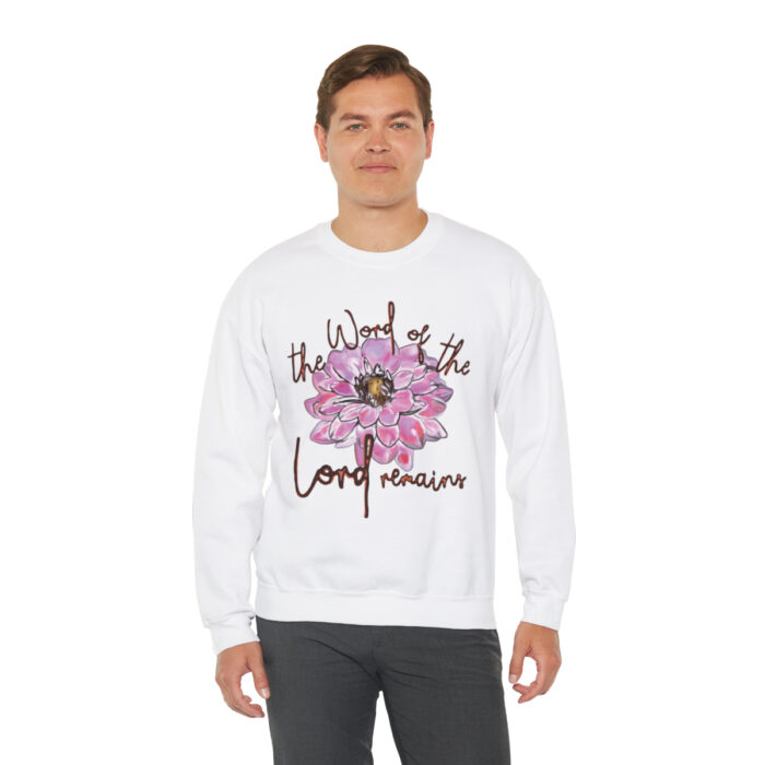 Crewneck Sweatshirt The Word Of The Lord Remains - Image 12