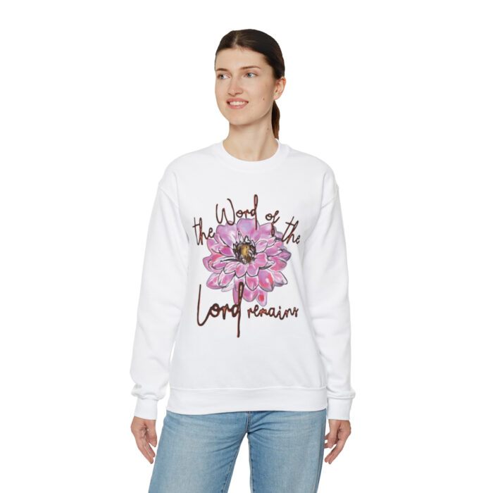 Crewneck Sweatshirt The Word Of The Lord Remains - Image 13