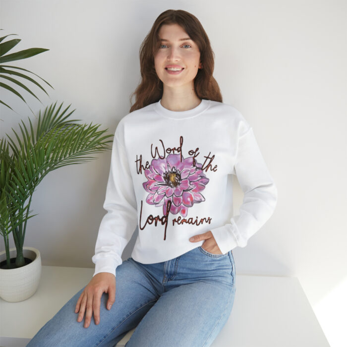 Crewneck Sweatshirt The Word Of The Lord Remains - Image 14