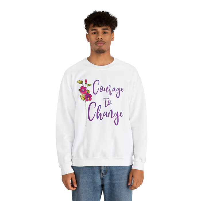 Crewneck Sweatshirt Courage To Change - Image 4