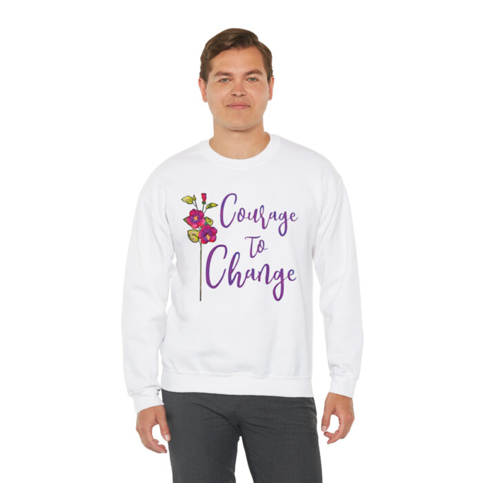 Crewneck Sweatshirt Courage To Change - Image 5