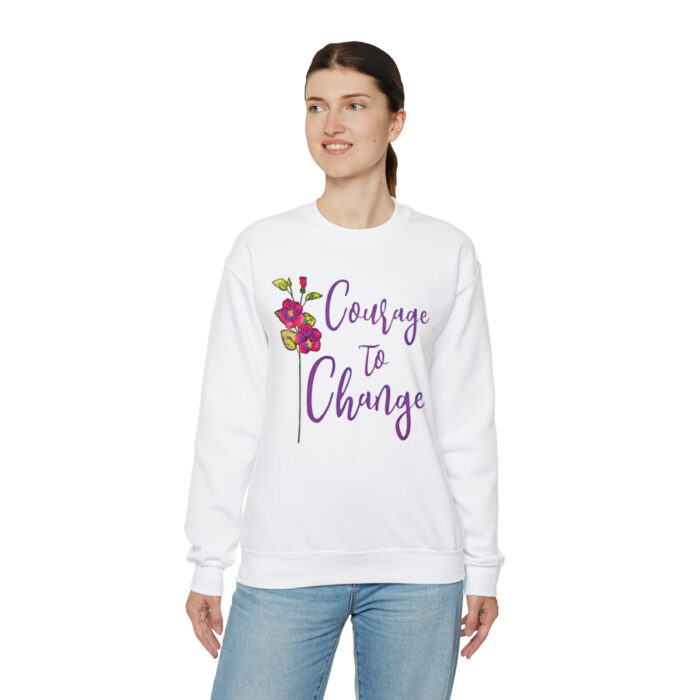 Crewneck Sweatshirt Courage To Change - Image 6