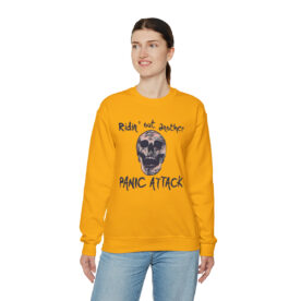 Crewneck Sweatshirt Ridin' Out Another Panic Attack - Image 34
